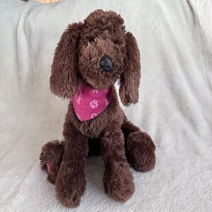 Macys Gund Breast Cancer Awareness Puppy Dog Plush Stuffed Animal Toy